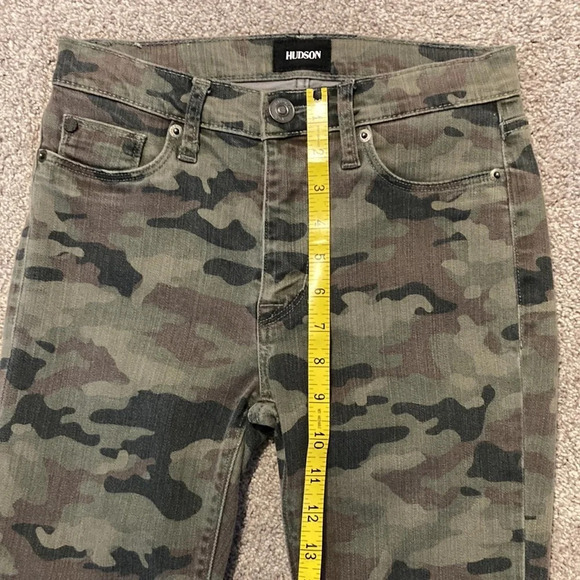 NWOT Hudson Barbara High Waist Super Skinny Jeans Camo 25 - Picture 6 of 16